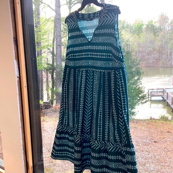 NWT BloomChic Sz 1x or 2X MARIA" midnight navy and white almost black - Picture 4 of 11